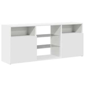 TV skříňka s LED osvětlením bílá 120 x 30 x 50 cm - obrázek 7