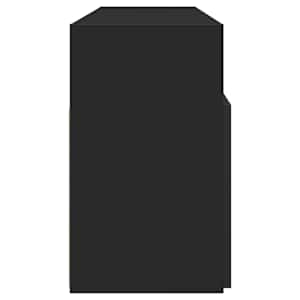 TV skříňka s LED osvětlením černá 120 x 30 x 50 cm - obrázek 8
