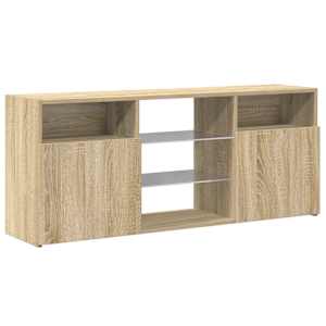 TV skříňka s LED osvětlením dub sonoma 120 x 30 x 50 cm - obrázek 6