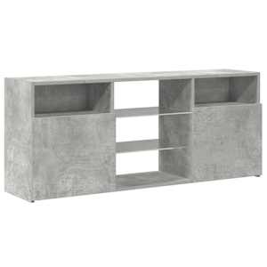 TV skříňka s LED osvětlením betonově šedá 120 x 30 x 50 cm - obrázek 6