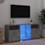  vidaXL szürke TV-szekrény LED-világítással 120 x 30 x 50 cm termék 2. képe