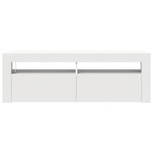 TV skříňka s LED osvětlením bílá 120 x 35 x 40 cm - obrázek 8
