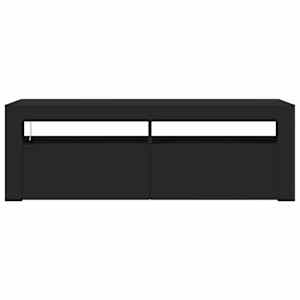 TV skříňka s LED osvětlením černá 120 x 35 x 40 cm - obrázek 8