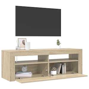 TV skříňka s LED osvětlením dub sonoma 120 x 35 x 40 cm - obrázek 7