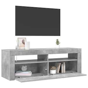 TV skříňka s LED osvětlením betonově šedá 120 x 35 x 40 cm - obrázek 7