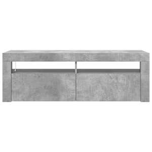TV skříňka s LED osvětlením betonově šedá 120 x 35 x 40 cm - obrázek 8