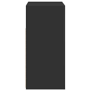 Příborník s LED osvětlením černý 80 x 35 x 75 cm - obrázek 10