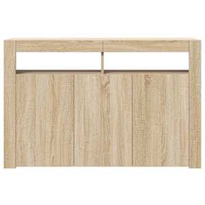 Příborník s LED osvětlením dub sonoma 115,5 x 30 x 75 cm - obrázek 10