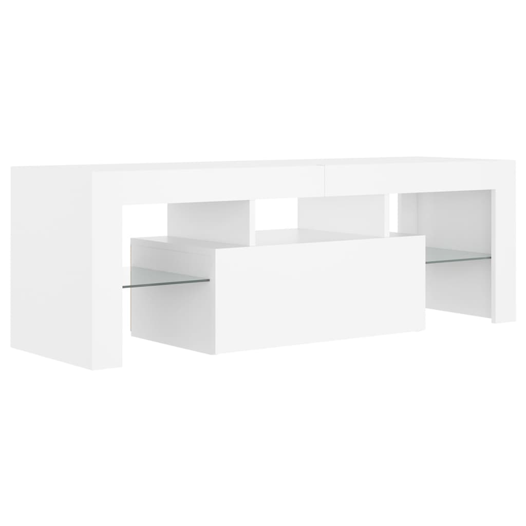 

vidaXL Tv-meubel met LED-verlichting 120x35x40 cm wit