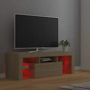TV skříňka s LED osvětlením dub sonoma 120 x 35 x 40 cm - obrázek 6