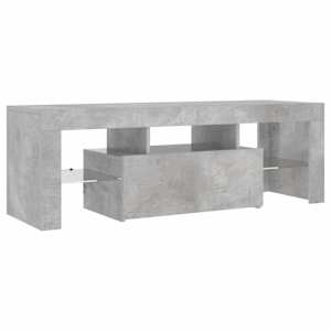 TV skříňka s LED osvětlením betonově šedá 120 x 35 x 40 cm - obrázek 8
