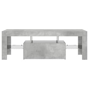TV skříňka s LED osvětlením betonově šedá 120 x 35 x 40 cm - obrázek 10