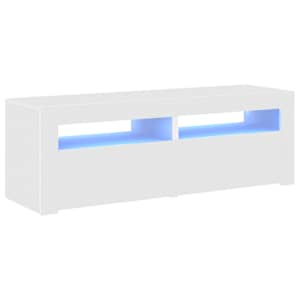 TV skříňka s LED osvětlením bílá 120 x 35 x 40 cm - obrázek 2