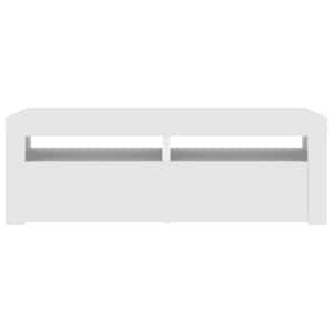 TV skříňka s LED osvětlením bílá 120 x 35 x 40 cm - obrázek 8