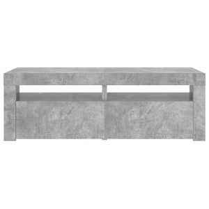TV skříňka s LED osvětlením betonově šedá 120 x 35 x 40 cm - obrázek 8