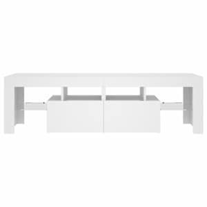 TV skříňka s LED osvětlením bílá 140 x 36,5 x 40 cm - obrázek 8