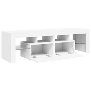 TV skříňka s LED osvětlením bílá 140 x 36,5 x 40 cm - obrázek 9