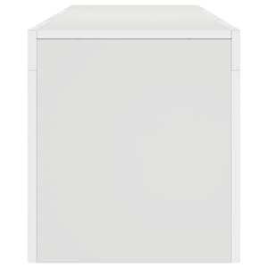 TV skříňka s LED osvětlením bílá 140 x 36,5 x 40 cm - obrázek 10