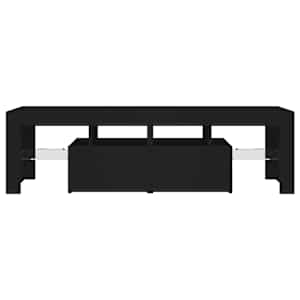 TV skříňka s LED osvětlením černá 140 x 36,5 x 40 cm - obrázek 9