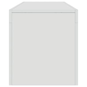 TV skříňka s LED osvětlením bílá vysoký lesk 140x36,5x40 cm - obrázek 10