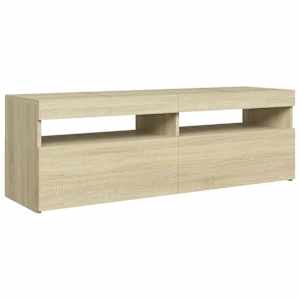 TV skříňka s LED osvětlením dub sonoma 120 x 35 x 40 cm - obrázek 7