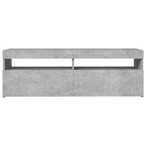 TV skříňka s LED osvětlením betonově šedá 120 x 35 x 40 cm - obrázek 9