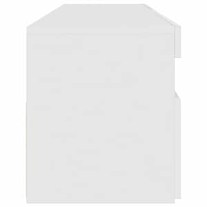 TV skříňka s LED osvětlením bílá 90 x 35 x 40 cm - obrázek 10