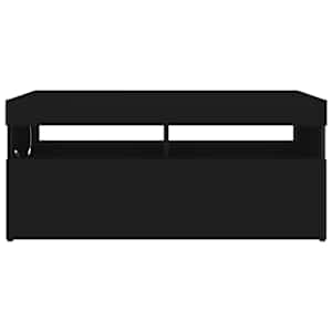 TV skříňka s LED osvětlením černá 90 x 35 x 40 cm - obrázek 8