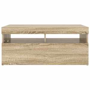 TV skříňka s LED osvětlením dub sonoma 90 x 35 x 40 cm - obrázek 8