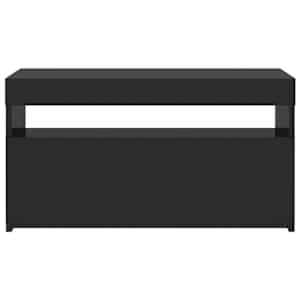 TV skříňka s LED osvětlením černá 75 x 35 x 40 cm - obrázek 8