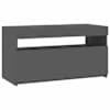 vidaXL telerialus LED-tuledega, hall, 75x35x40 cm