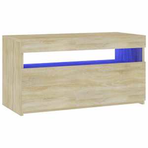 TV skříňka s LED osvětlením dub sonoma 75 x 35 x 40 cm - obrázek 15