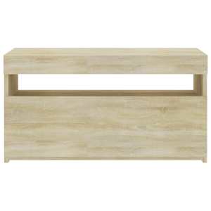 TV skříňka s LED osvětlením dub sonoma 75 x 35 x 40 cm - obrázek 7