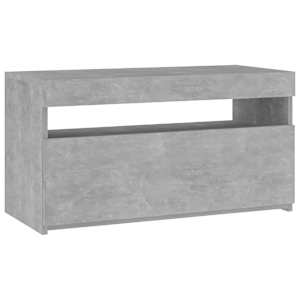 TV skříňka s LED osvětlením betonově šedá 75 x 35 x 40 cm - obrázek 2