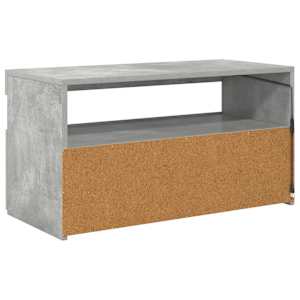 TV skříňka s LED osvětlením betonově šedá 75 x 35 x 40 cm - obrázek 9