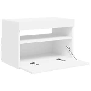 TV skříňka s LED osvětlením bílá 60 x 35 x 40 cm - obrázek 7