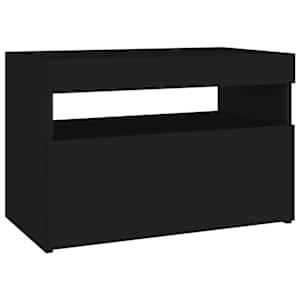 TV skříňka s LED osvětlením černá 60 x 35 x 40 cm - obrázek 9