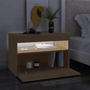 TV skříňka s LED osvětlením dub sonoma 60 x 35 x 40 cm - obrázek 3