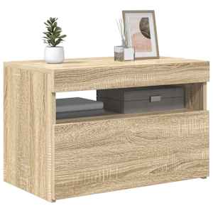 TV skříňka s LED osvětlením dub sonoma 60 x 35 x 40 cm - obrázek 17