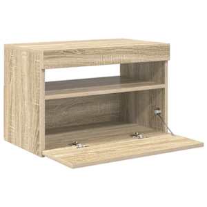 TV skříňka s LED osvětlením dub sonoma 60 x 35 x 40 cm - obrázek 10