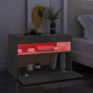 TV skříňka s LED osvětlením betonově šedá 60 x 35 x 40 cm - obrázek 4
