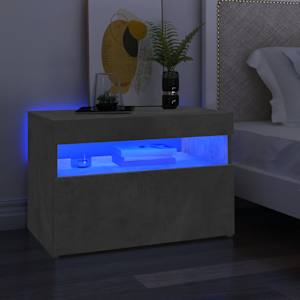 TV skříňka s LED osvětlením betonově šedá 60 x 35 x 40 cm - obrázek 6