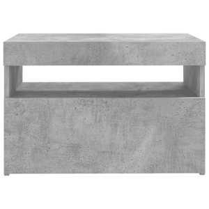 TV skříňka s LED osvětlením betonově šedá 60 x 35 x 40 cm - obrázek 10