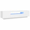 vidaXL telerialus LED-tuledega, valge, 160 x 35 x 40 cm