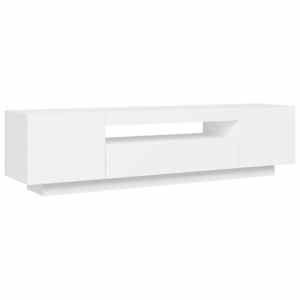 TV skříňka s LED osvětlením bílá 160 x 35 x 40 cm - obrázek 8