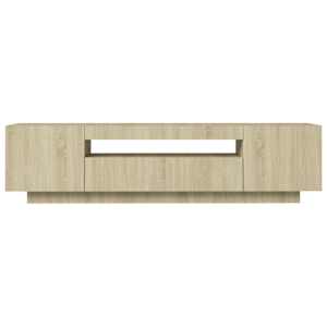TV skříňka s LED osvětlením dub sonoma 160 x 35 x 40 cm - obrázek 8