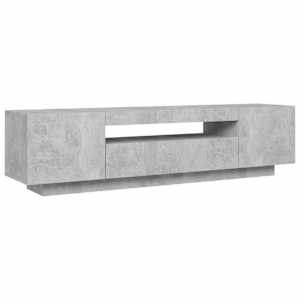 TV skříňka s LED osvětlením betonově šedá 160x35x40 cm - obrázek 7