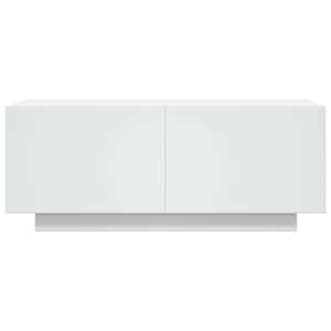 TV skříňka bílá 100 x 35 x 40 cm kompozitní dřevo - obrázek 4