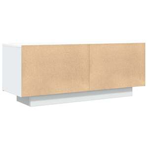 TV skříňka bílá 100 x 35 x 40 cm kompozitní dřevo - obrázek 5