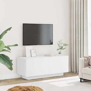 TV skříňka bílá 100 x 35 x 40 cm kompozitní dřevo